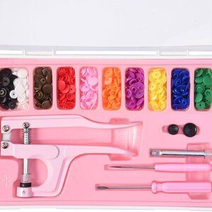 Plastic Snap Button Fastener Kit